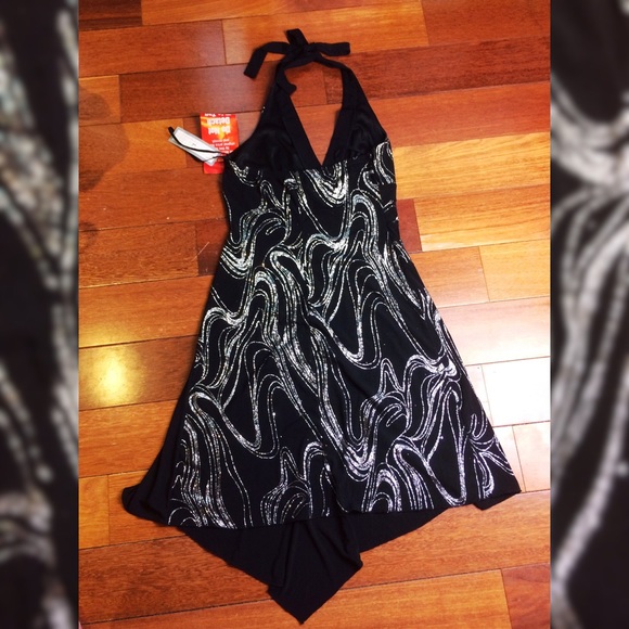 SPARKLY Black Cocktail/Party Dress by La Belle - Picture 4 of 8